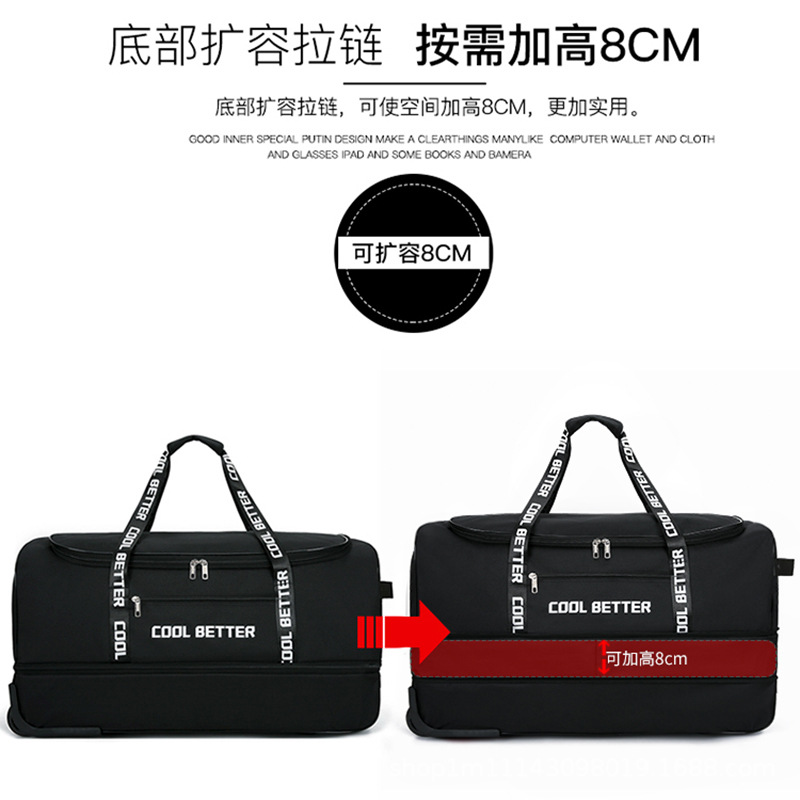 Borsa da viaggio con ruote, ad - Foldable Rolling Luggage Bag recensione e prezzo