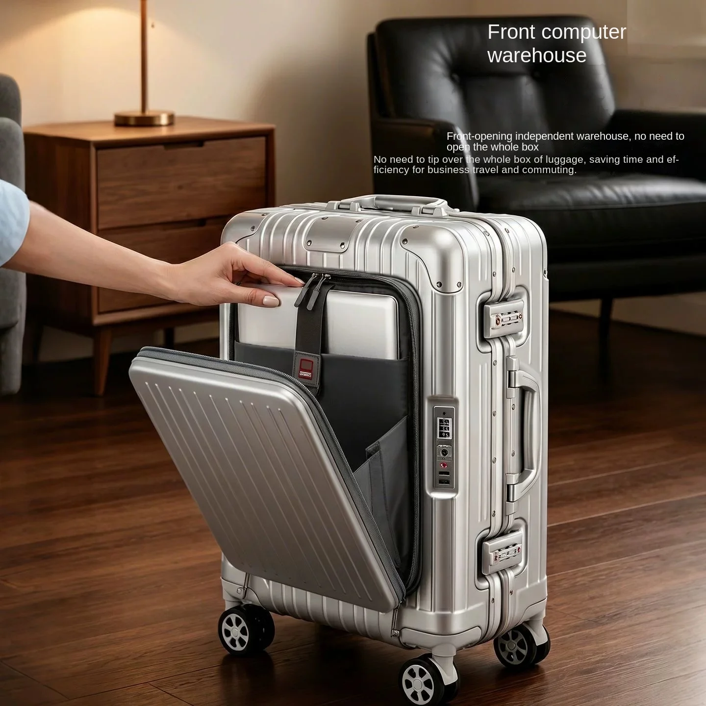 Valigia da viaggio con apertur - Spinner Wheel Rolling Suitcase 20 Inch recensione e prezzo