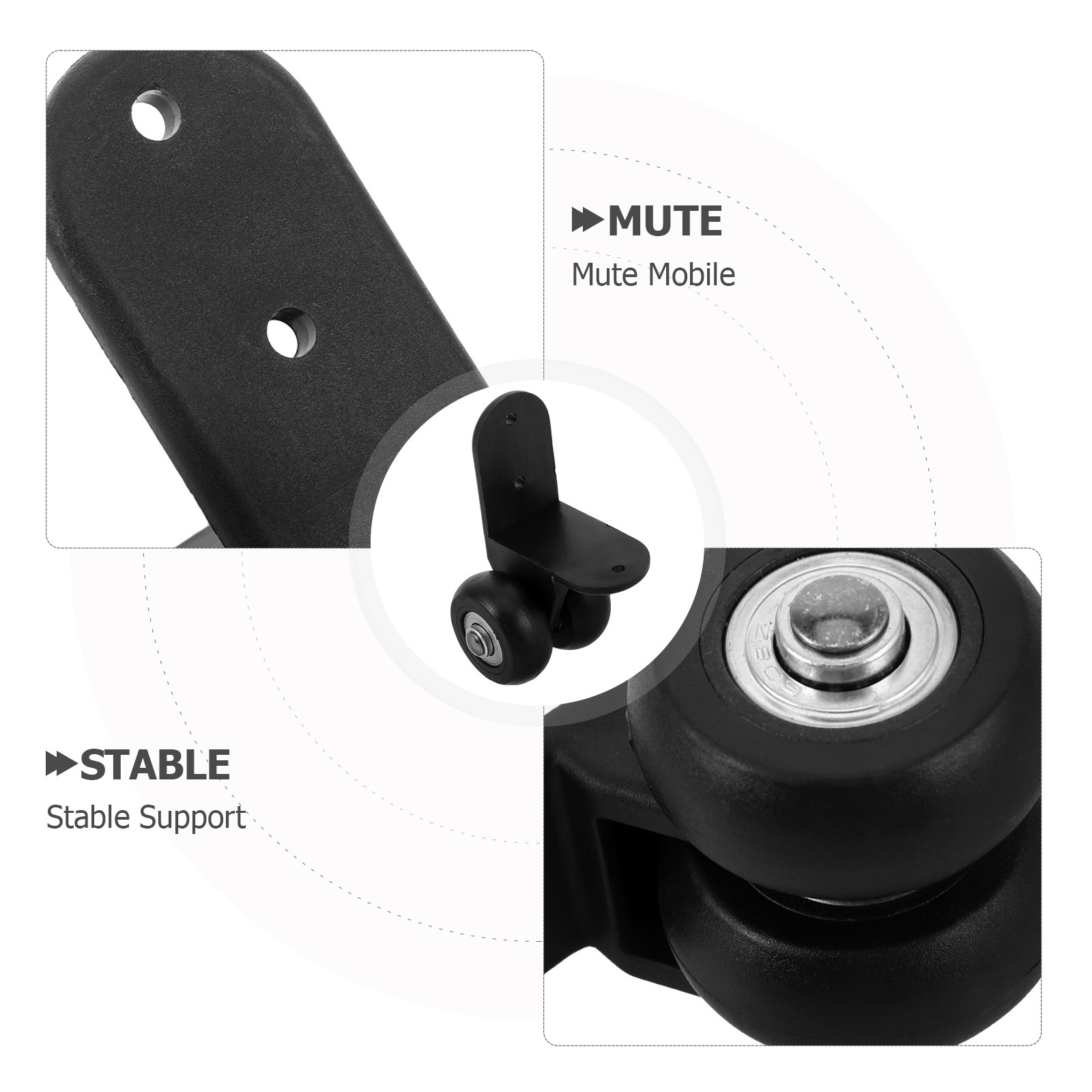 1 paio di ruote robuste per ca - Silent Replacement Luggage Wheels recensione e prezzo