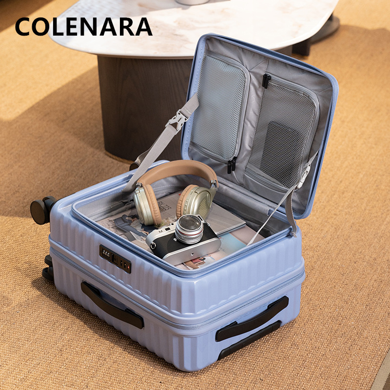 Valigia da Cabina COLENARA con - Front Opening Laptop Luggage 24 Inch recensione e prezzo